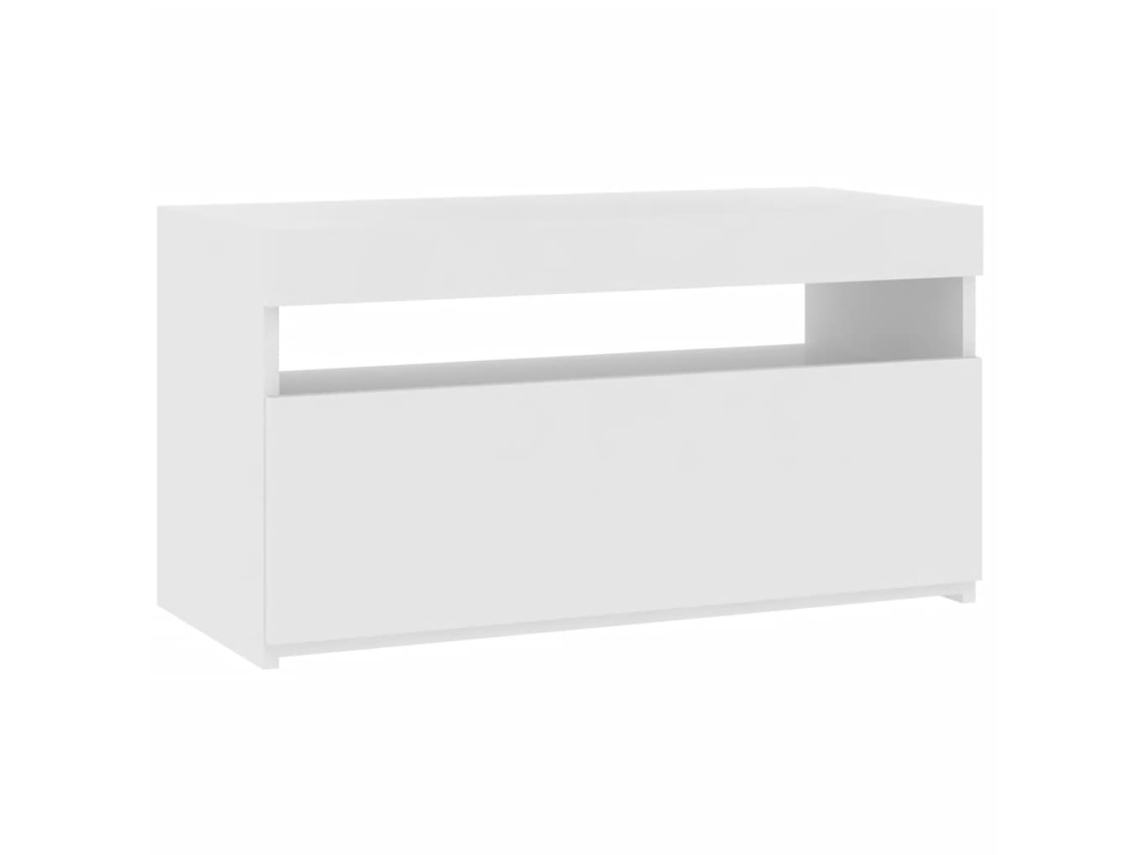 Tv Cabinet, Tv Cabinets Vidaxl Branco Madeira Processada (n/a)