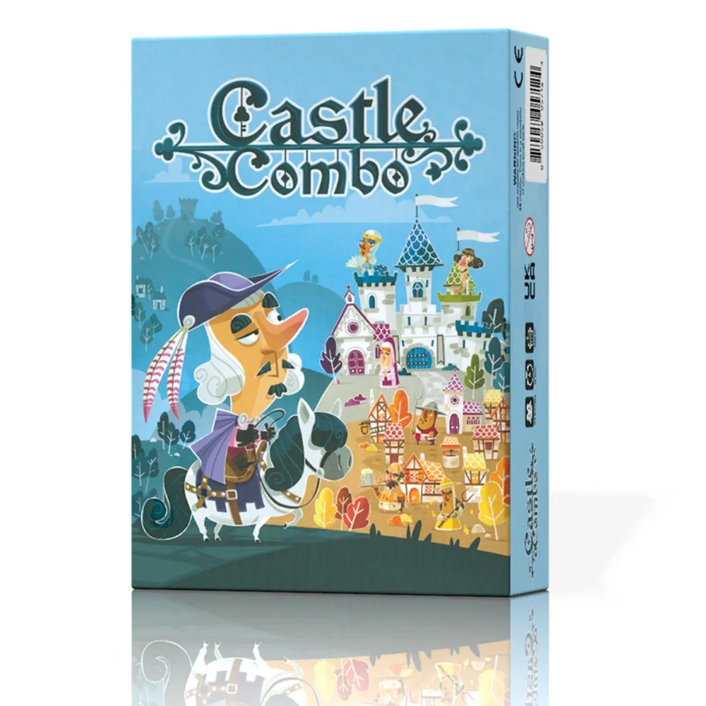 Jogo De Tabuleiro Castle Combination, Jogo De Estratégia, Versão Em Inglês, Jogo De Tabuleiro