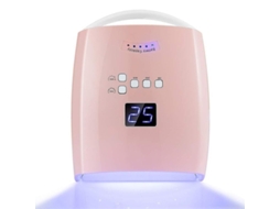 Lâmpada de Unhas Uv Led Recarregável 48w Sem Fio para Salão e Casa (rosa)