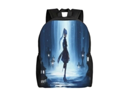 Mochila Estudantil F41 Genshin Impact, Durável E Leve, À Prova Dágua E Com Alça De Ombro Respirável. Olysi Shop