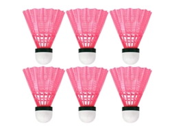 6pcs Bola De Badminton Plástico Durável Para Treino Esportivo Acessórios De Exercício Outdoor Rosa