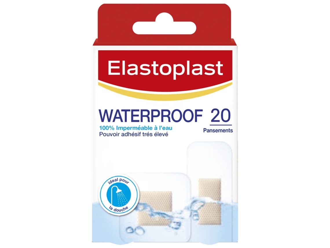 Curativos à prova d'água 20 curativos ELASTOPLAST