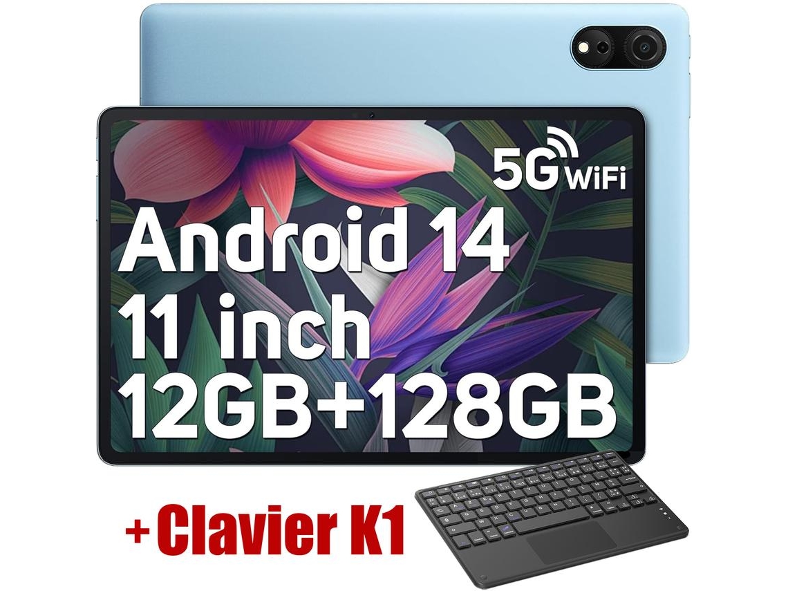 Tablet BLACKVIEW Tab 90 Wifi Teclado K1 10.92'' 12 Gb 128 (Azul)