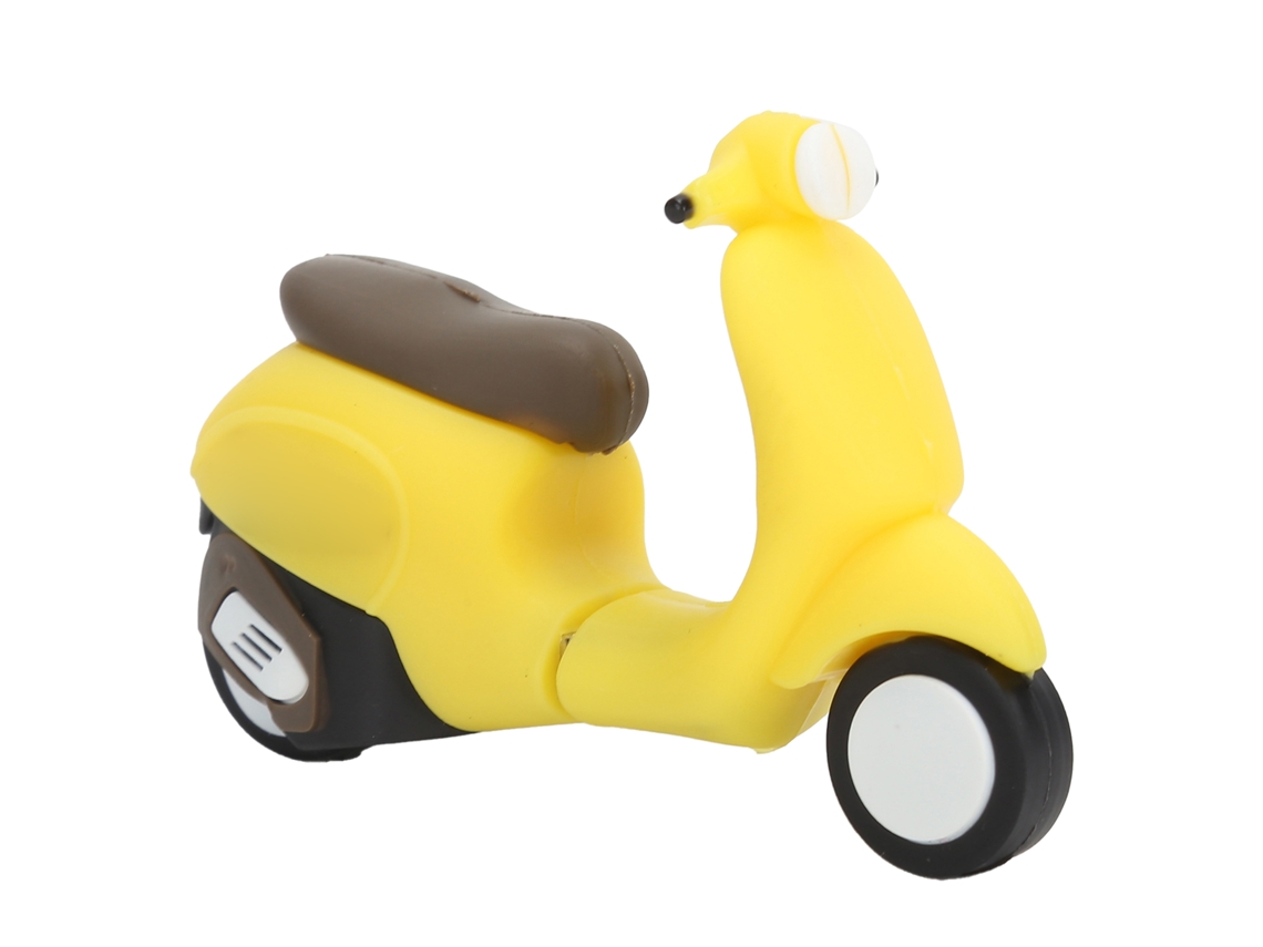 Pen Drive Memory Stick 2.0 Usb De 64gb Amarelo Boneco De Carro Elétrico Cartoon Armazenamento De Dados
