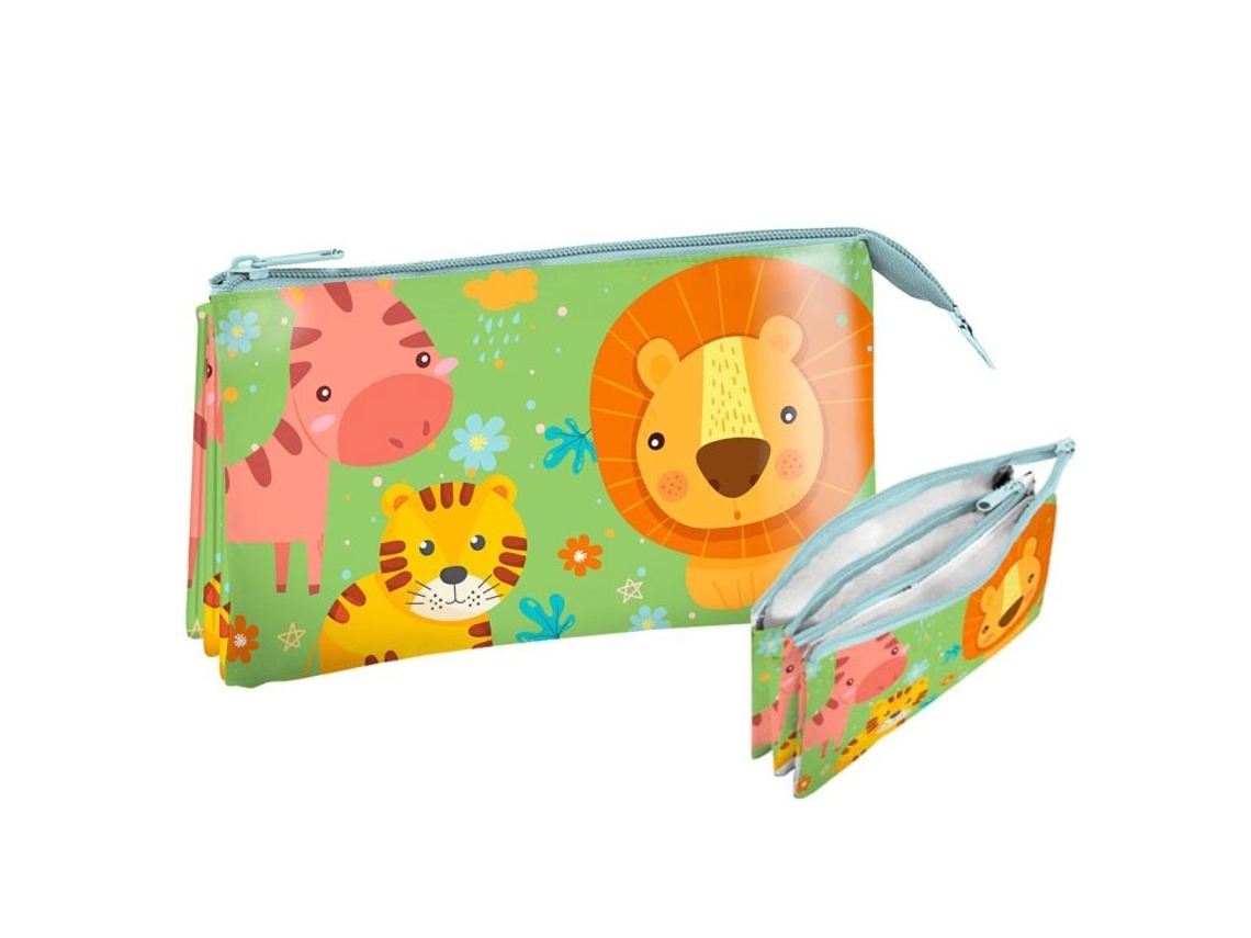 Estojo para Lápis, 3 Compartimentos, Infantil AQUAFORGE