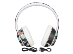 Fone de Ouvido Bluetooth Estéreo HiFi com Microfone e Iluminação TAISHENGDA