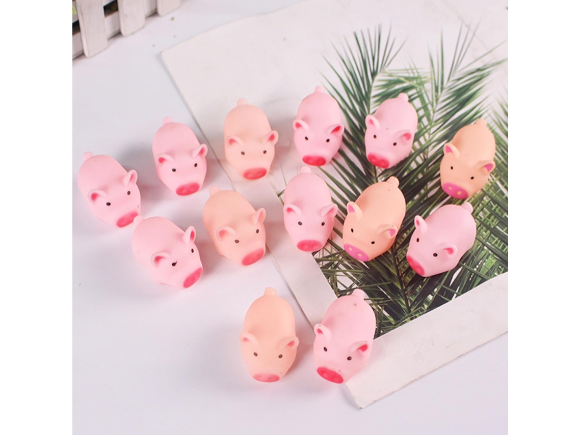Brinquedos De Banho Porquinhos Borracha, 50 Mini Porquinhos,