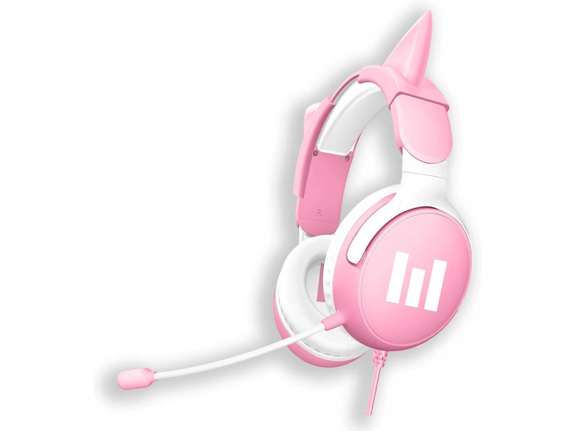 Auscultadores Gaming INDECA Tiara (Multiplataforma - Rosa)
