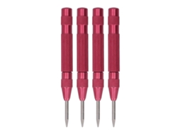 Kit De 4 Punção Central Automática Aço Velocidade Alta 5in Para Instalação E Manutenção Vermelho