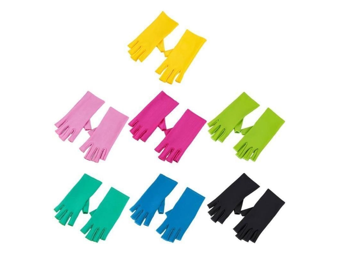 Luvas Anti Uv para Lâmpada de Unhas em Gel Profissionais Protetoras de Uv Manicure