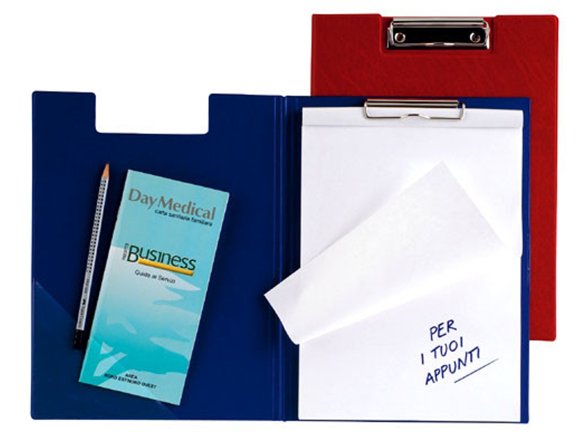 SEI ROTA 293422 Prancheta A4 Caixa de papelão PVC vermelho