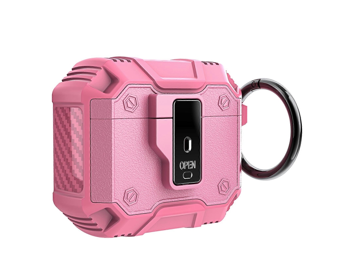 Capa Protetora Antiderrapante E Resistente A Impactos Para Fones De Ouvido Airpods 4, Com Gancho Para Instalação.