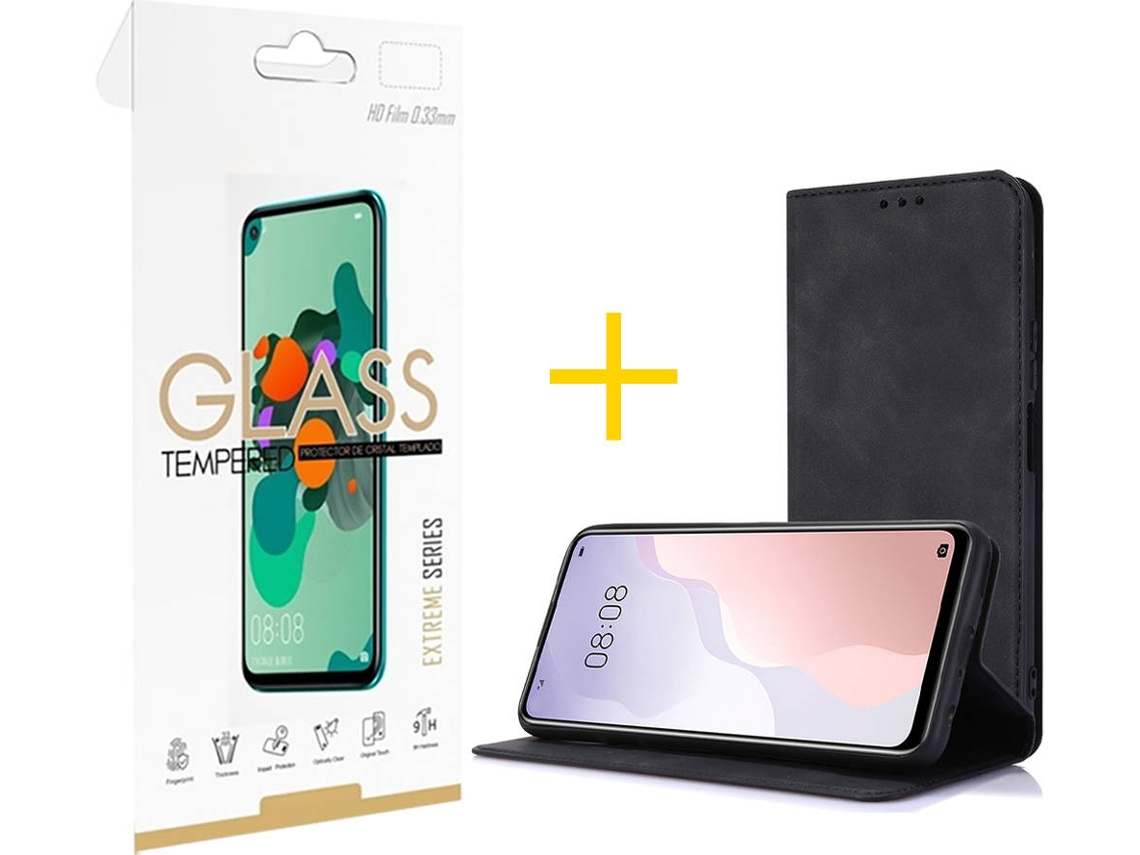 Capa + Película para Samsung Galaxy A71 SKYHE Preto