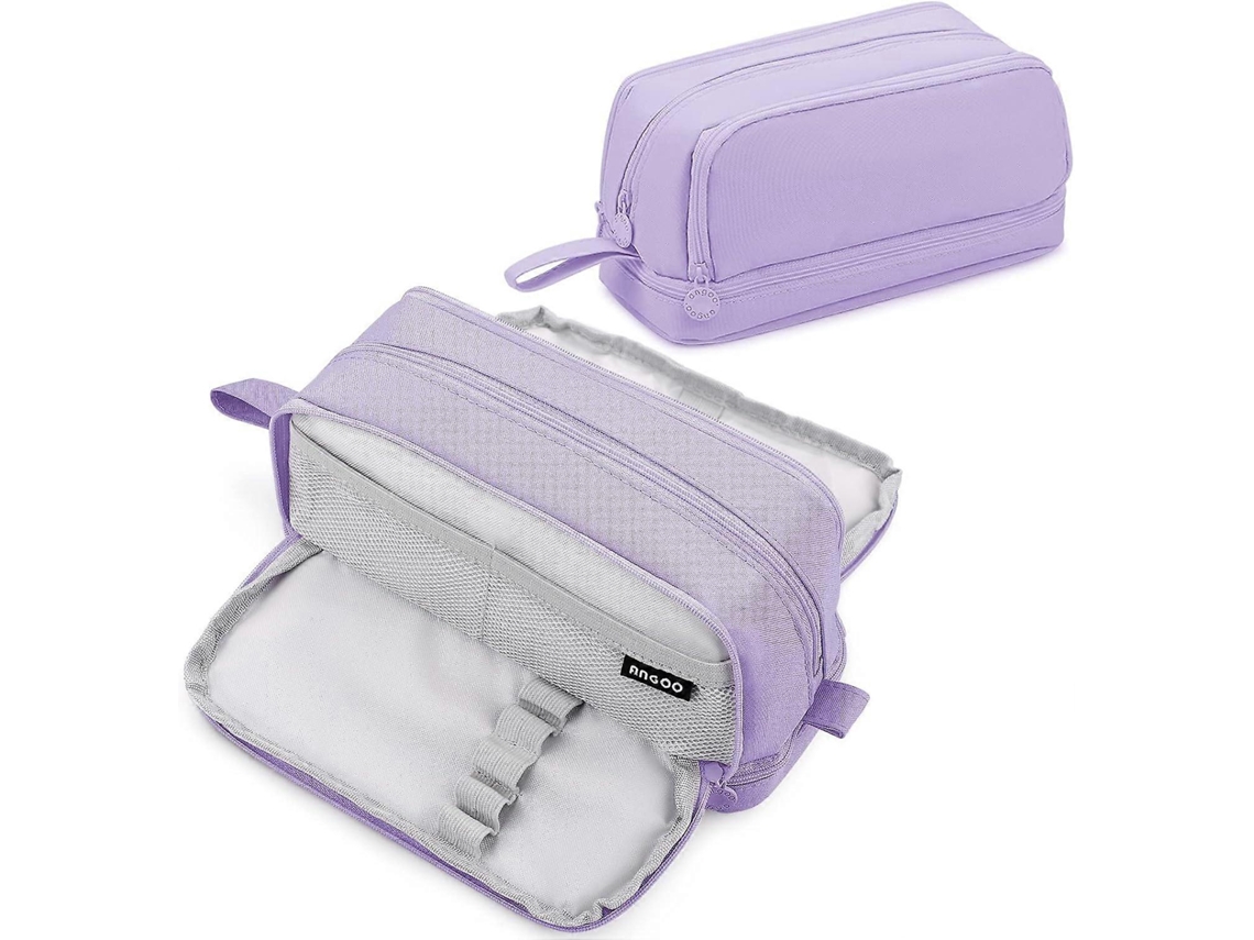 Estojo para Lápis, Organizador, Roxo, Estudantes, Infantil, Adolescentes, Meninas, Meninos AQUAFORGE