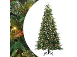 Conjunto 1 Decoração De Natal Vidaxl Verde Plástico (210 Cm)