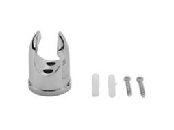 Lurelia Suporte Mural Para Chuveiro Abs Cromado 24 Mm