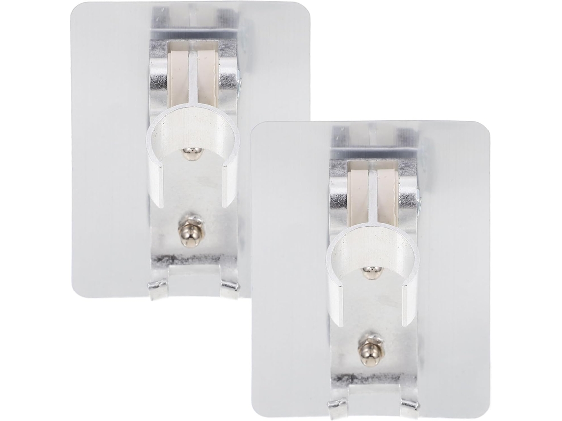 Suporte De Parede Ajustável Para Ducha Manual Ultechnovo 2 Peças Com Adesivo, Alumínio Espacial, Rotação De 360° Para