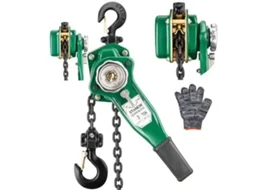 Talha Manual De Alavanca 3t, Altura De Elevação 2,8m, Corrente De Aço Carbono G80, Gancho Giratório 360°
