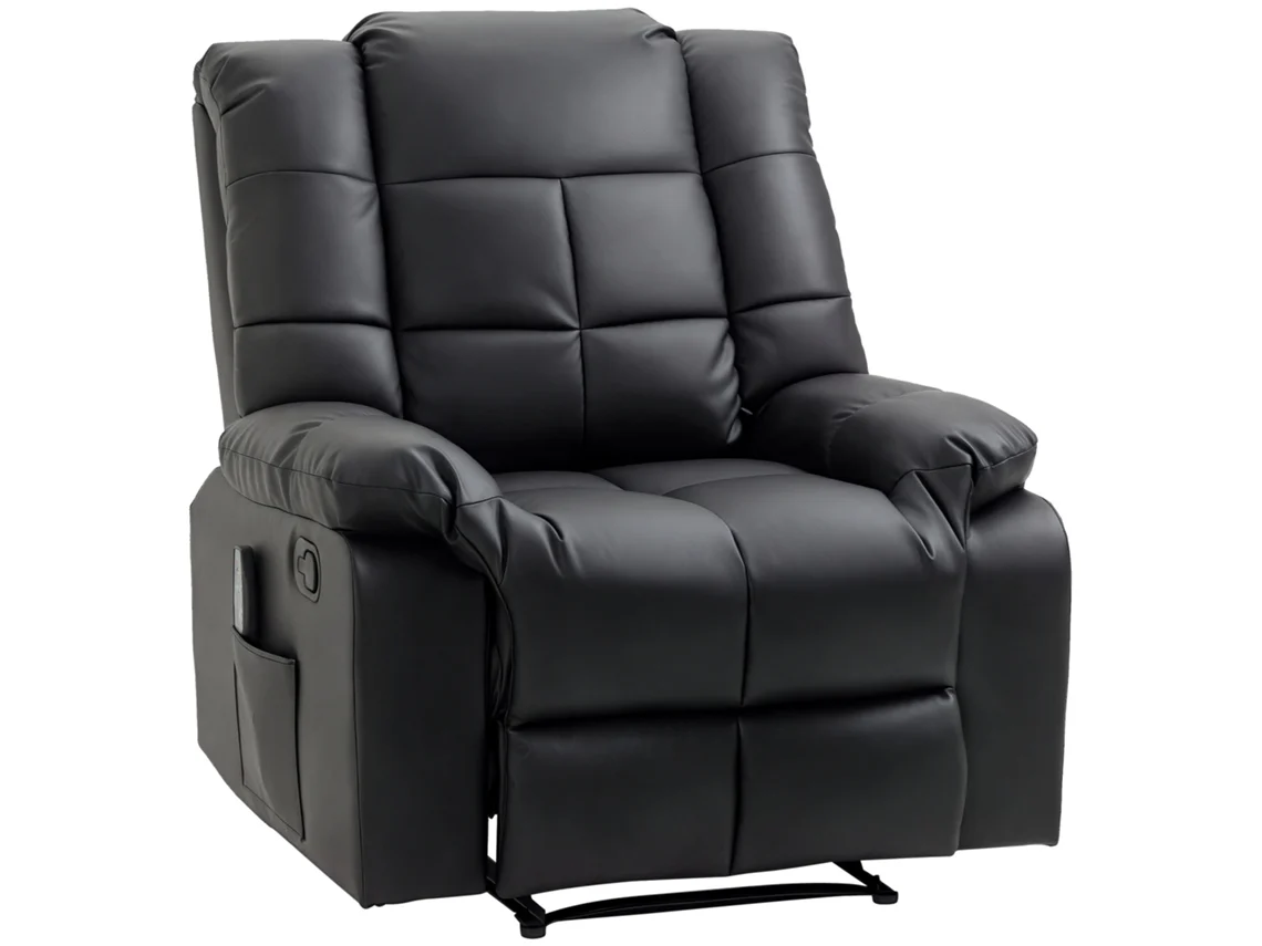 Poltrona de Massagem SINI TECH STORE com apoio para os pés, encosto e apoio ajustáveis, tecido sintético