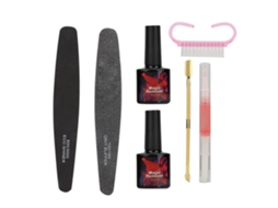 Kit De Ferramentas Para Remover Esmalte De Unhas Com Quitamaniquíes, Lixa E Empurrador De Pele Morta (133g)