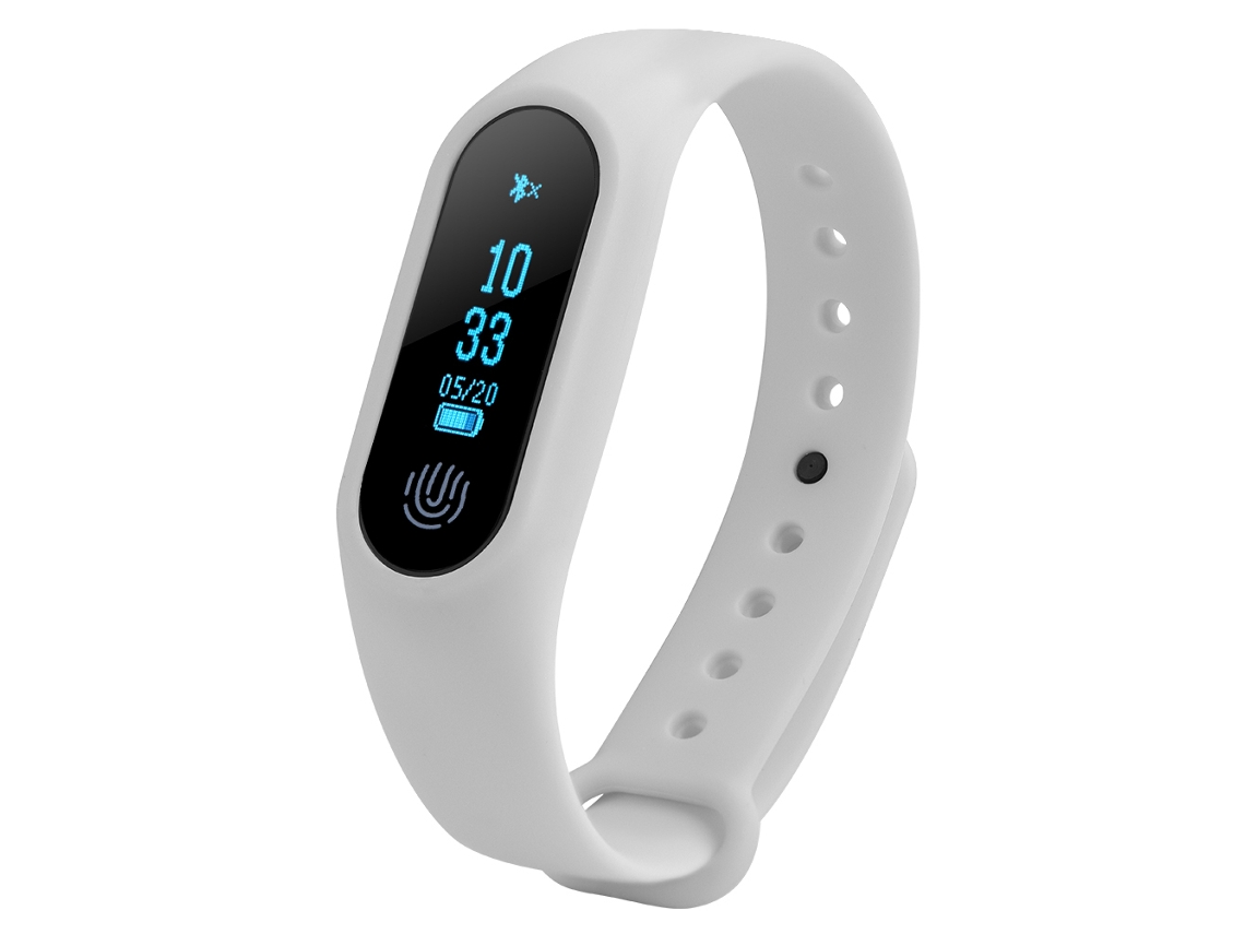 Pulseira M2 Plus EOOCOO (monitorar ritmo, passos, branca)