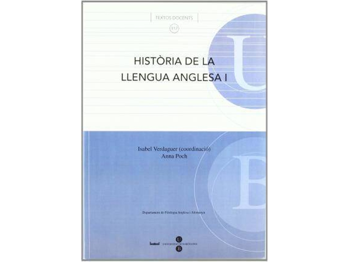 Livro Història de la llengua anglesa I de Poch Higueras e Anna (Espanhol)