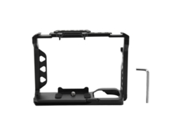 Camera Full Cage For A7m4 A7r3 Aluminum Alloy Camera Video Rig With 1/4 3/8 Inch Threaded Hole Cold Shoe Interface For Video Making Vlogging