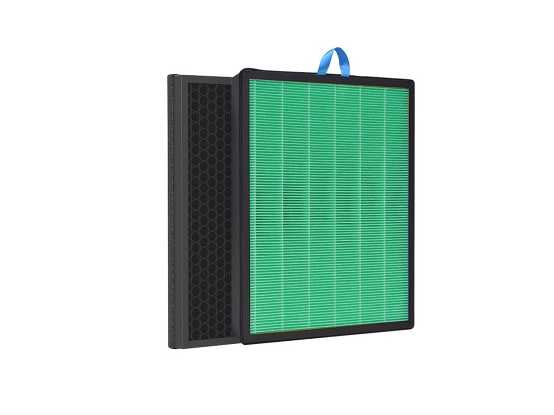 Kit com 2 Filtros Hepa AQUAFORGE, para Levoit Vital 200s, modelo 200s rf, verde