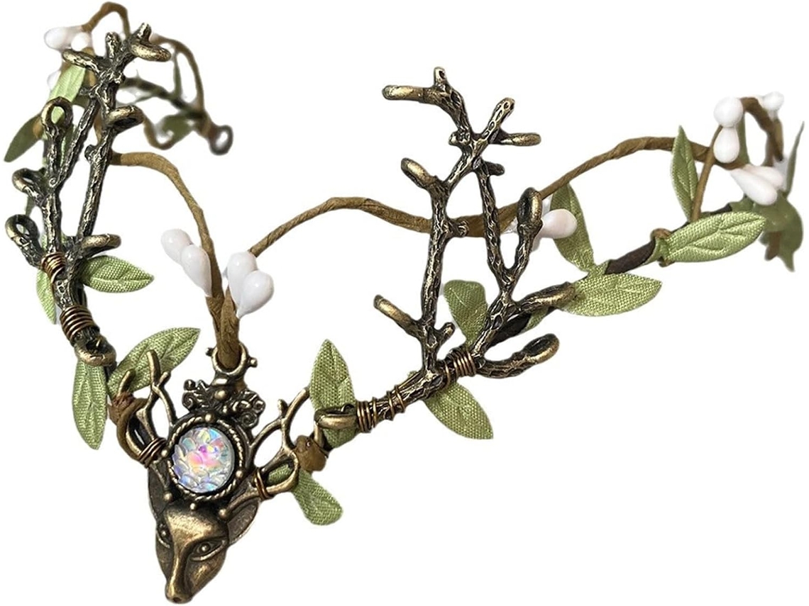Tiara Artística de Folhas SFUSHOS