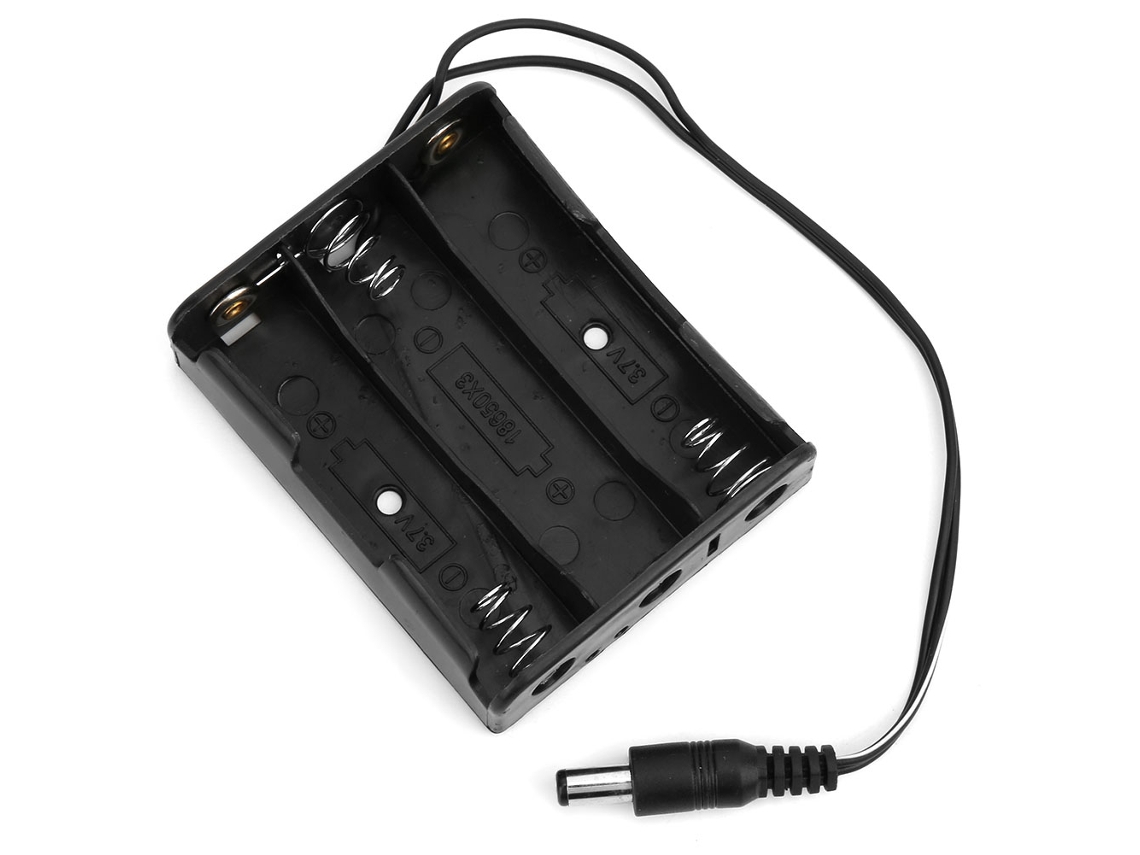 Laxiscreed Caixa De Armazenamento Para Baterias 18650 Com Ligações Dc 5.5x2.1mm