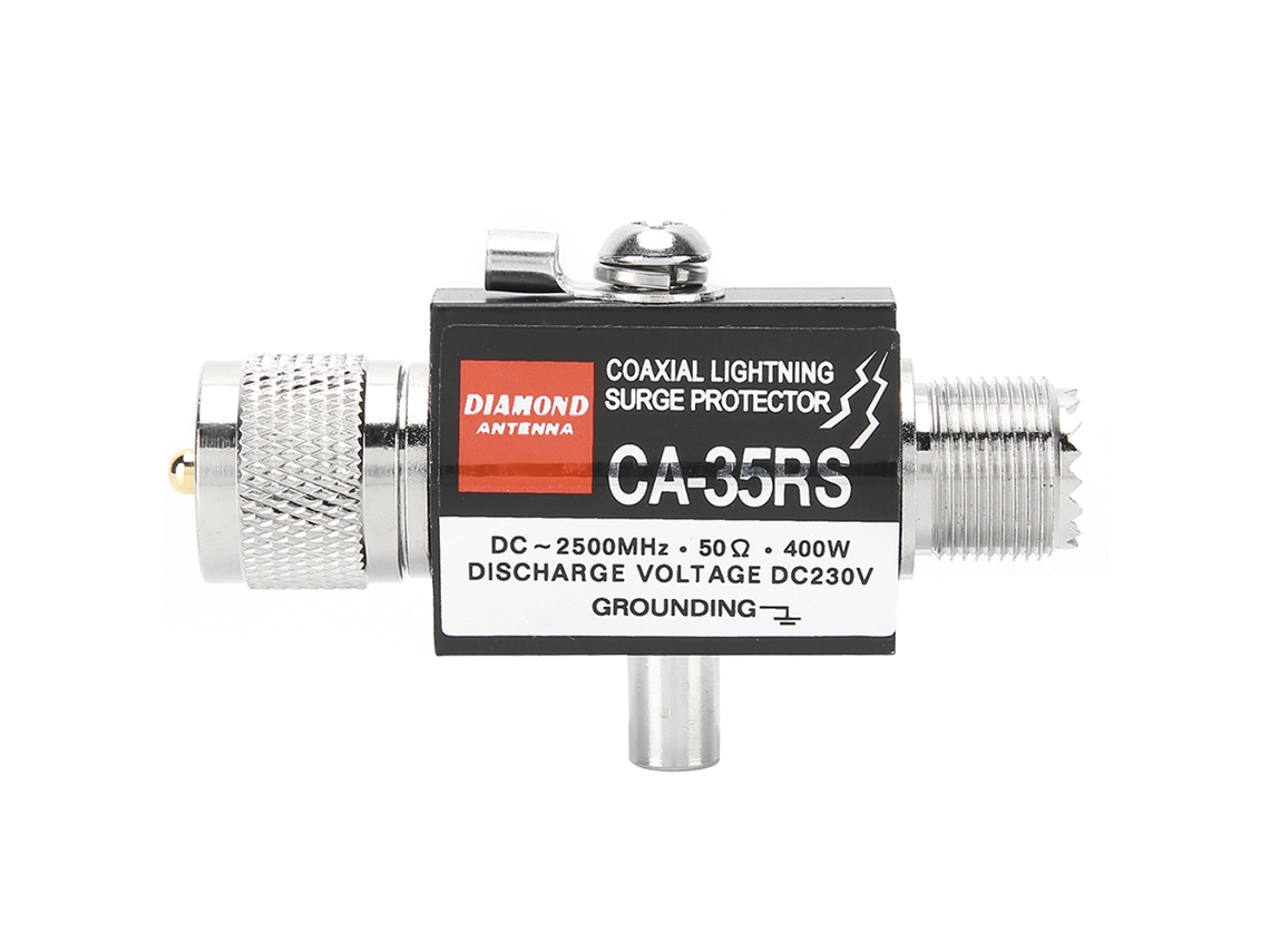 Protector De Surto Para Antena Walkie Talkie Ca‑35rs Cabo Coaxial Pl259 So239