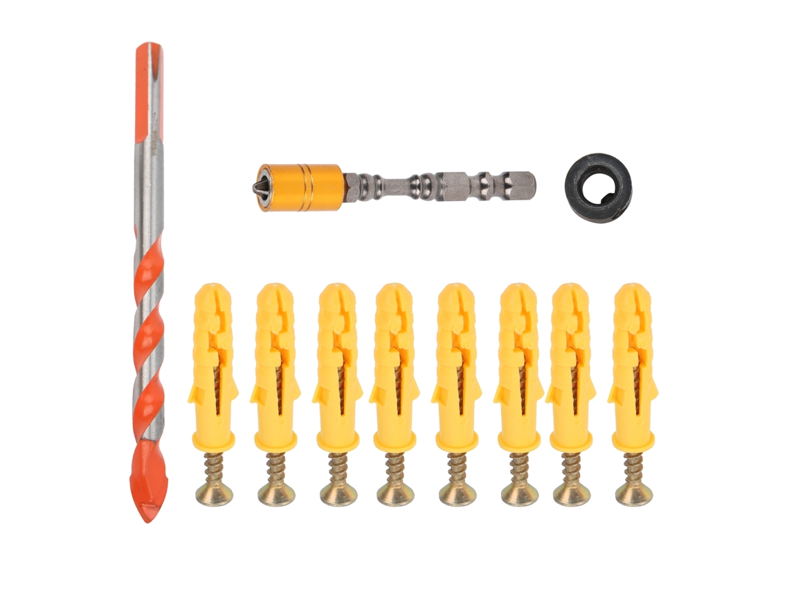 Ferramenta De Perfuração Laxiscreed De 8mm Para Parede, Hexagonal E Com Magnetismo Para Melhor Agarre