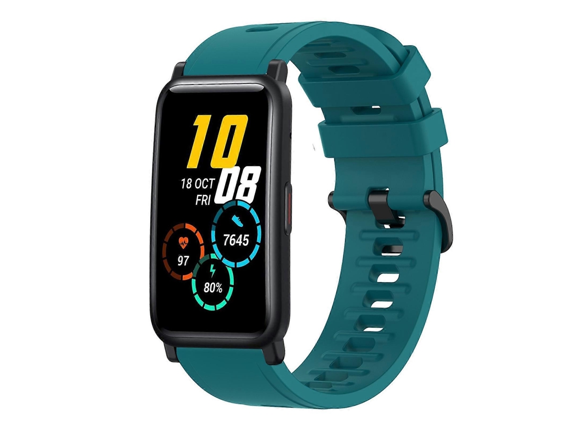 Pulseira De Silicone Macio De Cor Sólida De 20 Mm Para For Honor Watch Es