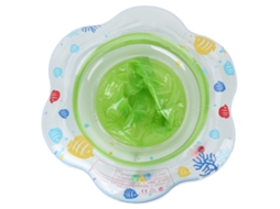 Anel Inflável Para Bebê Com Assento Seguro, Flutuador Para Piscina, Treinamento De Natação, Cor Verde