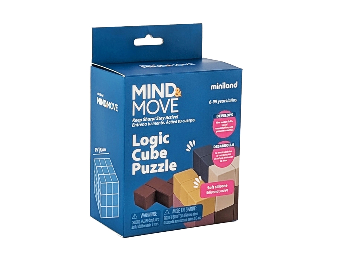 Quebra-cabeças Cubo Logico Miniland Mindmove 31716