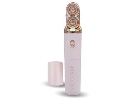 Depilação facial, corporal, facial, depilador elétrico, depilador labial, depilador corporal, perna, com luz LED branca Velform