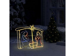 Vidaxl Presépio De Natal 240 Luzes Led 116x41x87 Cm