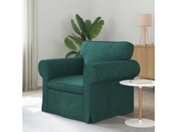 Vidaxl Sofá Verde Escuro 95 X 82 X 80 Cm Tecido