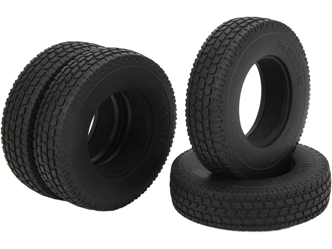 Pneus Dianteiros E Traseiros De Alto Desempenho Para Melhor Aderência Em Reboques Rc Tamiya 1 14