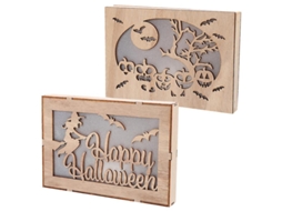 2Pcs Adorno de Madeira ALLINLESS