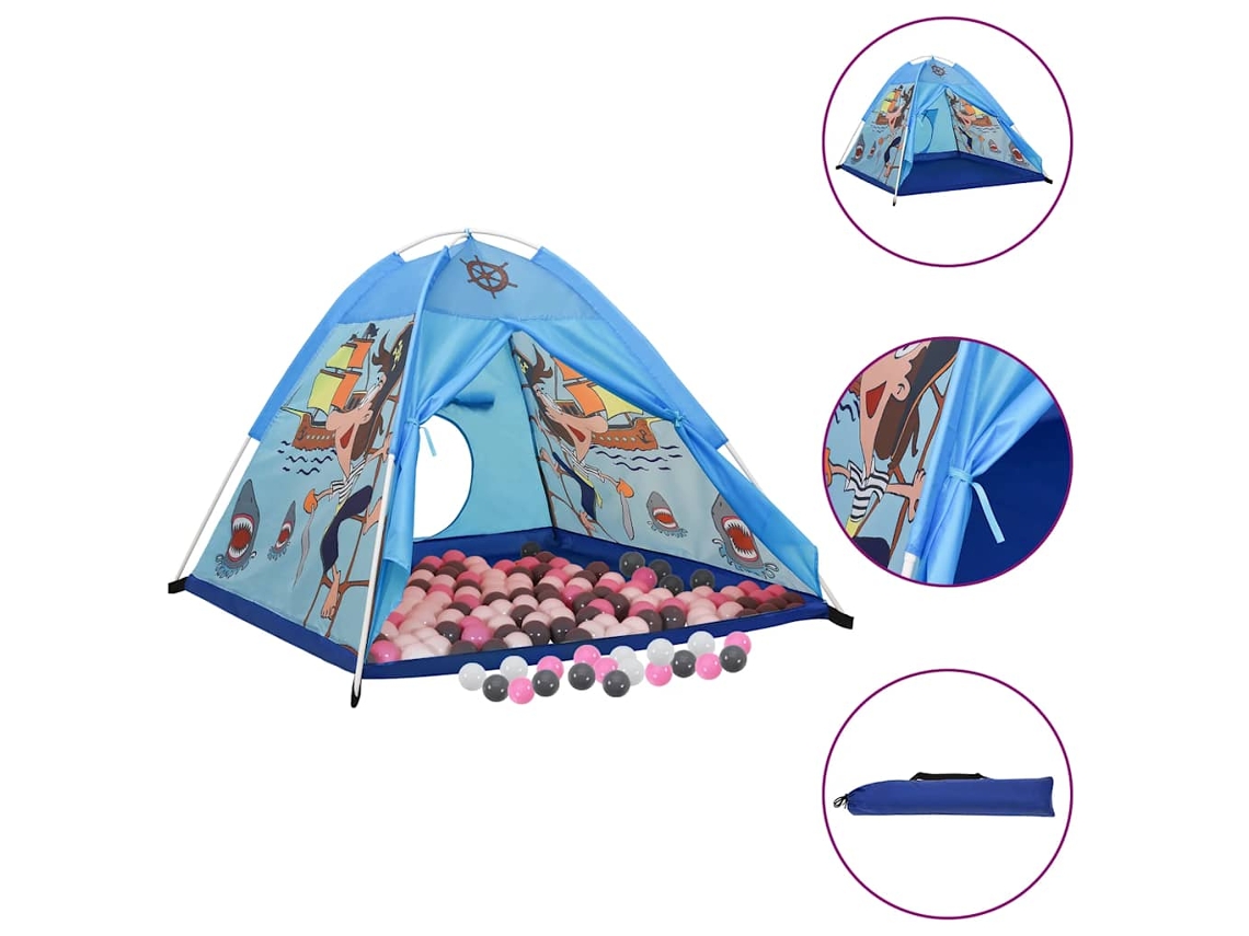 Play Tent, Play Tents Vidaxl Azul Poliéster (n/a)