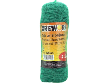 Malla protectora antipájaros - 15x15 mm - 2x5 m