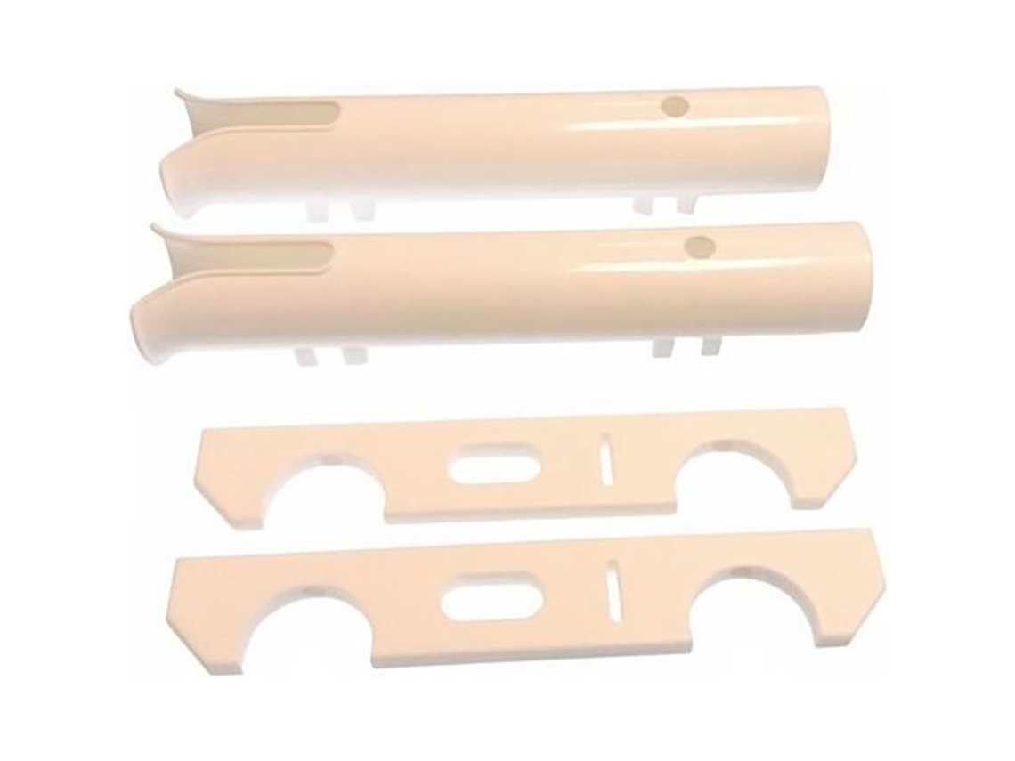 Suporte de Haste de Plástico Vertical para Hastes 2 Brancogoldenship
