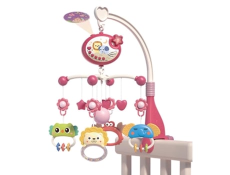 Cute Baby Crib Mobile With Music Lights Star Projection Hanging Rotating Toys Baby Crib Toys With Re Zmfsecqnb