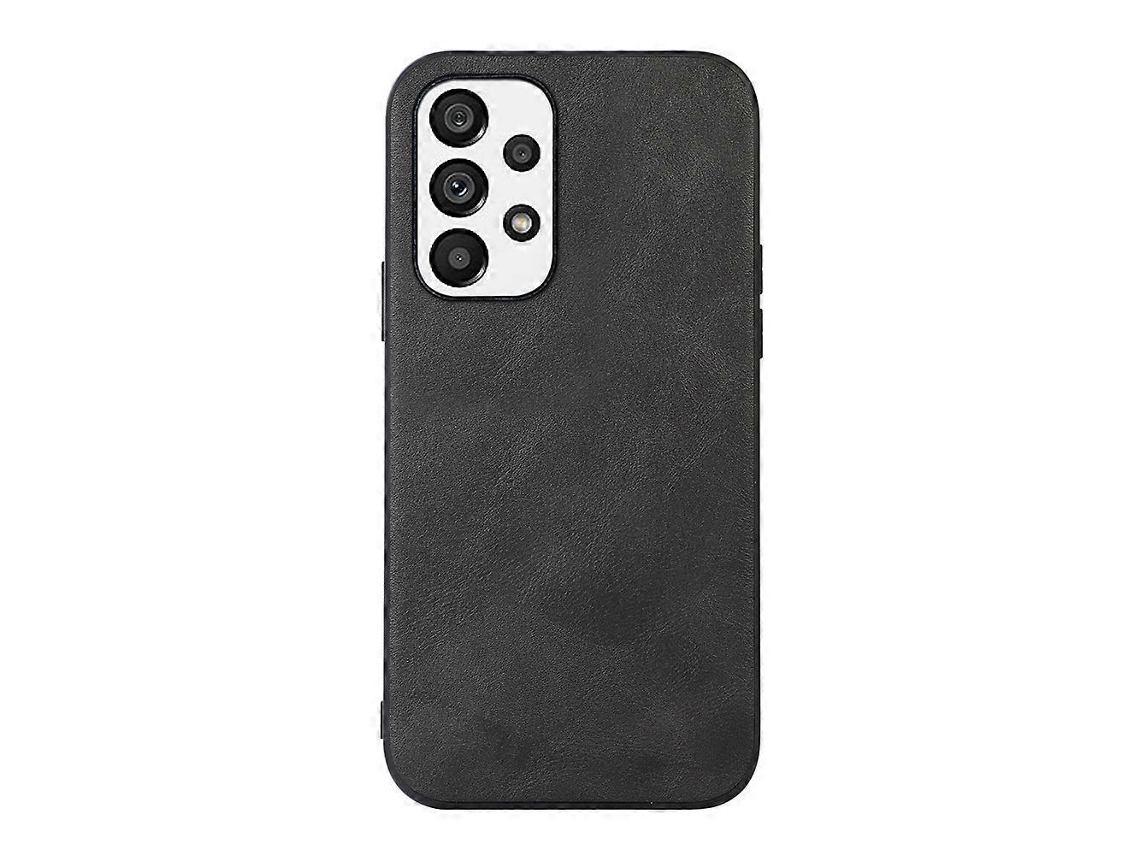 Capa Para Samsung Galaxy A33 5g Em Pu Com Textura De Couro Bovino