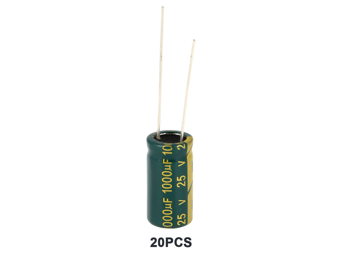 Kit de Capacitores Eletrolíticos Radiais Verdes 16v 4700uf 10 Peças S/MARCA