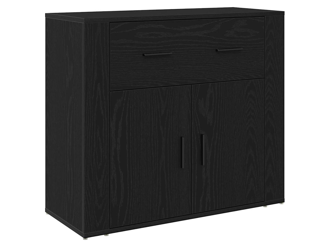 Buffet Carvalho Preto 80x33x70 cm Madeira Processada MAISON EXCLUSIVE