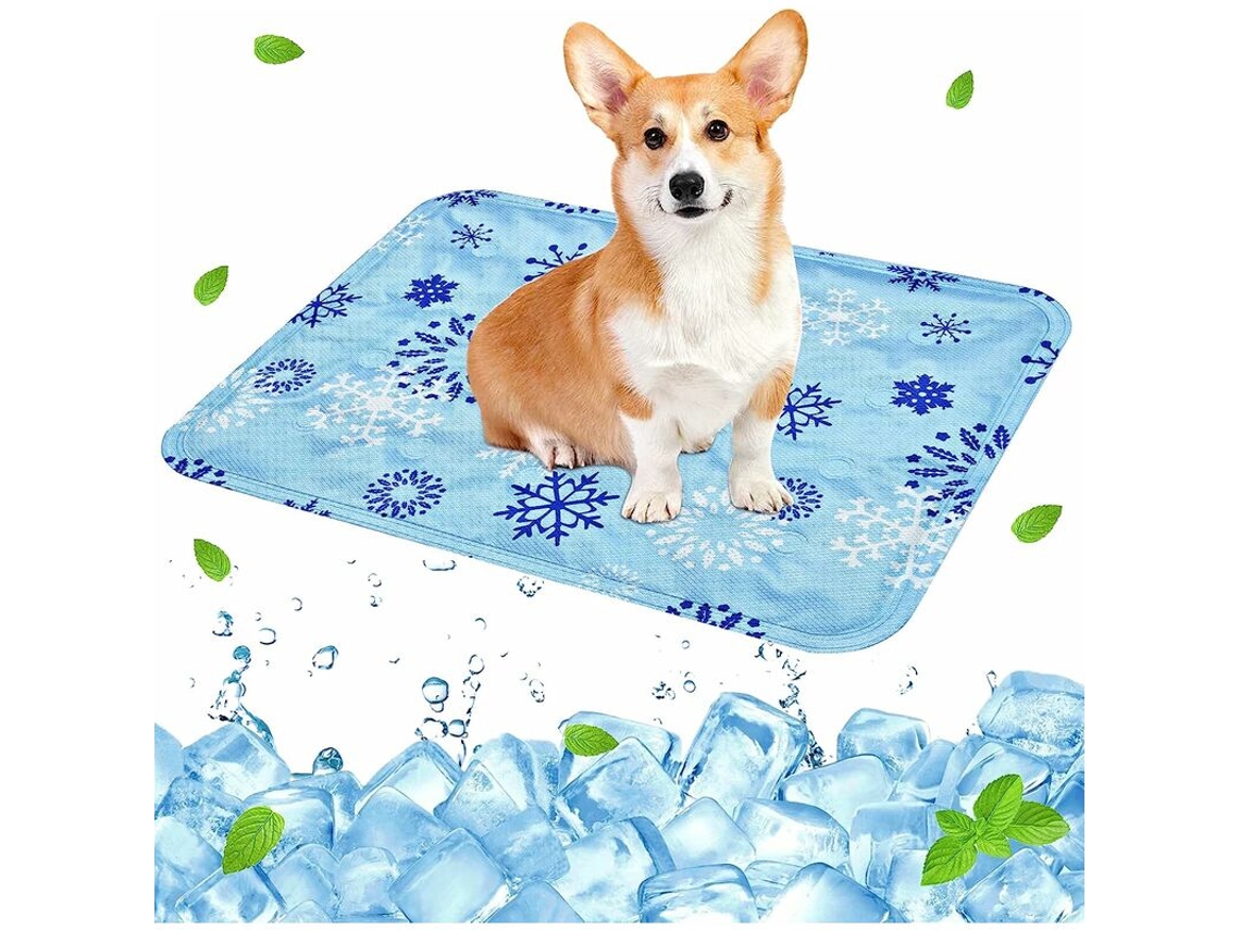 Tapete Refrescante, com Gel, para Cães e Gatos, 30x40 Cm, Azul AQUAFORGE