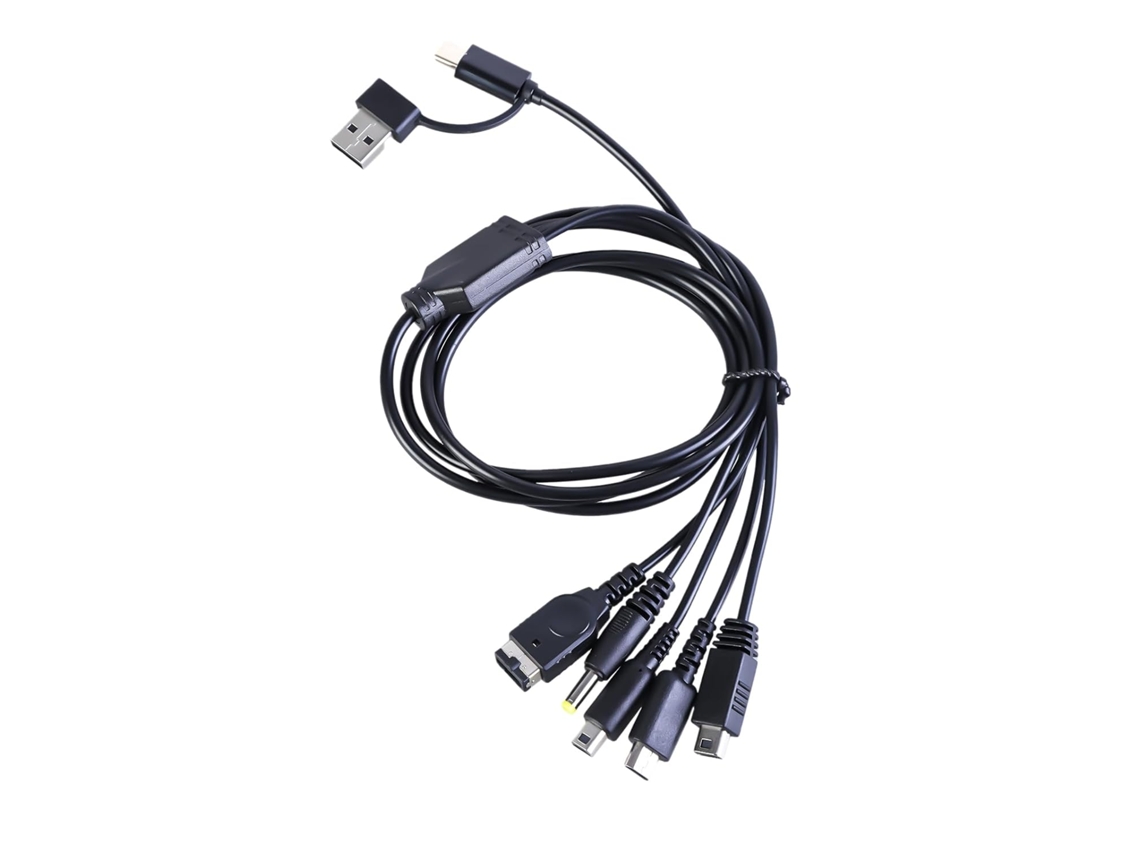 Cabo Adaptador De Carregamento Usb Tipo C 5 Em 2, Alimentação,