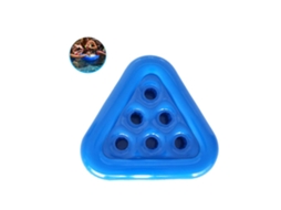 Suporte Triangular Inflável Para Copos De Piscina Com 6 Furos